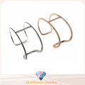 925 Sterling Silber Armband Schmuck für Rose Gold überzogen (Bg0007-1py)